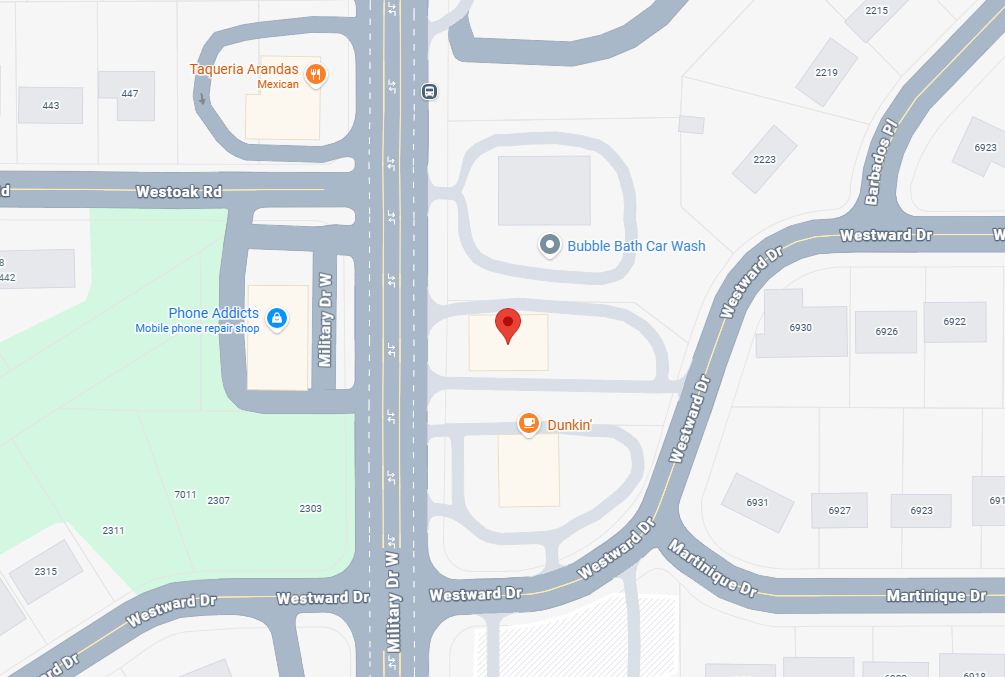 China Rose – SW Military Dr location map